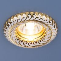 Точечный светильник 7001 MR16 WH/GD белый/золото (1/100)
