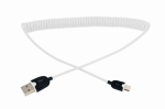 USB кабель microUSB шнур витой 1,5М белый REXANT (1/10/200)