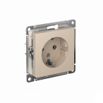 Розетка 1гн с З/К с/у песочный AtlasDesign Systeme Electric (1/20)