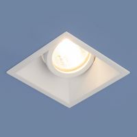 Алюминиевый точечный светильник 6070 MR16 WH белый (1)