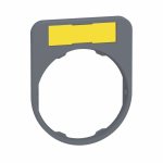 ДЕРЖАТЕЛЬ МАРКИРОВКИ БЕЛЫЙ/ЖЕЛТЫЙ 30х40 ММ, ЗАПОДЛИЦО, ПЛАСТИК C0