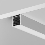 Led Strip Алюминиевый профиль накладной-подвесной 35x35 (Серебро, 2 м), ALM-3535BT-S-2M