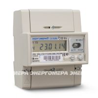 Счетчик CE102 R5.1 145 JAN 1ф 5-60А 1 класс точн. RS 485 универс. крепление ЖКИ Моск.вр. Энергомера