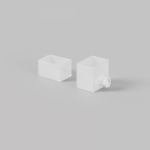 Led Strip Заглушки для гибкого неона 17x12 мм 2 шт. (выход боковой) 432006