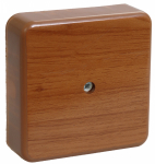 Коробка для к/к разветвительная о/у дуб КМ 75х75х28 IP20 IEK (1/80)