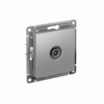 Розетка 1гн ТВ проходная с/у алюминий механизм AtlasDesign Systeme Electric  (1/10)