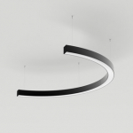 Светильник SP-LINE-HANG-ARC-C3535-D800-28W Day4000 (BLACK, 230V) (Arlight, Металл)