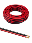 Провод для прикуривания двужильный 300 А (100м), черно-красный TDM