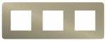 Рамка 3-пост. цвет бронза пластик горизонт. и вертик., IP21 Unica NEW SE