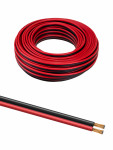 Провод для прикуривания двужильный 500 А (50м), черно-красный TDM