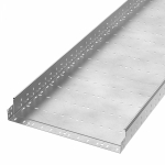 Лоток перфорированный Профи INOX (AISI 304) 600х100х6000 (2,0 мм) (12 м/уп) Промрукав