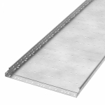 Лоток перфорированный Профи INOX (AISI 304) 600х50х3000 (2,0 мм) (6 м/уп) Промрукав