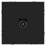 Розетка ЭРА Galaxy 15-3101-05 TV одиночная IP20 антрацит