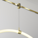 Technical Коннектор с тросовым подвесом Tau в шинопровод Flarity латунь