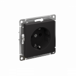 Розетка 1гн с З/К с/у карбон механизм 16А быстрозажим AtlasDesign Systeme Electric (1/10/60)