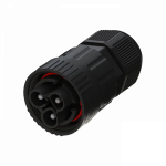 Коннектор кабельный (вилка)-3 пол. АХП d8-11,5mm IP68 (EXCEEDCONN-910001603)