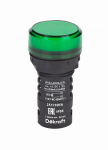 Лампа коммутационная ADDS D22 LED зеленый 110В AC/DC ЛK-22 IP55