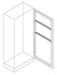 Компонент для двери распределительного шкафа ABB АМ2 шкафы