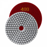 Круг алмазный гибкий шлифовальный Черепашка 125мм, P400, суxое/мокрое шлифование KRANZ
