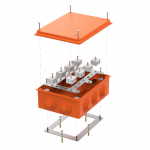 Коробка огнестойкая для о/п 40-0320-FR10.0-16 Е15-Е120 RAL2004 200х150х75 (5 шт/кор) Промрукав