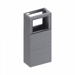 Цоколь стеклопластиковый наземный В=600 мм для навесных корпусов ШxГ 400x400 мм