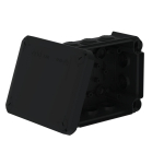 Коробка распределительная T100, 136х102х57 мм, IP66, вводы d25х10, чёрная