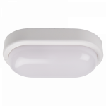 Светильник светодиод герметичный СПП 8Вт овал 4000К поликарбонат IP65 ЖКХ / БАННИК PBH-PC2-OA Jazzway (1/10)