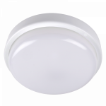 Светильник светодиод герметичный СПП 8Вт круг 4000К поликарбонат IP65 ЖКХ / БАННИК PBH-PC2-RA Jazzway (1/10)