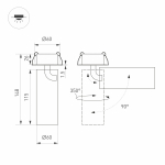 Светильник SP-GABI-BUILT-FLAP-R60-12W Day4000 (WH, 36 deg, 230V) (Arlight, IP40 Металл, 5 лет)