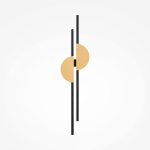 Modern Настенный светильник (бра) Skyline Черный