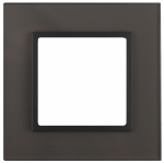 Рамка 1гн стекло серый/антрацит 14-5101-32 Elegance ЭРА