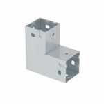 Угол д/листового кабель.лотка 90° вертикально восходящий (внутренний) сталь DKC