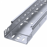 Лоток перфорированный Профи INOX (AISI 316) 100х50х3000 (1,0 мм) (6 м/уп) Промрукав