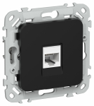 FLITE Роз. комп. RJ45 кат.5Е UTP РК5е-1-0-ФлЧ чер. IEK