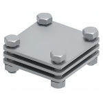 Соединитель для плоского проводника 40 мм с разделителем (СГЦ) SCD-40-65-HDZ