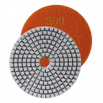 Круг алмазный гибкий шлифовальный Черепашка 100мм, P200, суxое/мокрое шлифование KRANZ