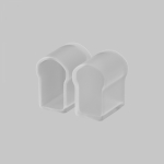 Заглушки для гибкого неона  AC220V 25x13 мм 10 шт.