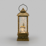 Декоративный светильник Снеговик с эффектом снегопада и подсветкой, 10,5x10,5x28,5 см, питание 4xААА (не в комплекте) и USB NEON-NIGHT