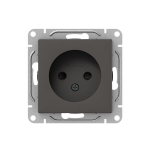 Механизм розетки, 16А, без заземления, со шторками, мокко Эпика EKF