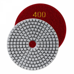Круг алмазный гибкий шлифовальный Черепашка 100мм, P400, суxое/мокрое шлифование KRANZ