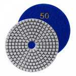 Круг алмазный гибкий шлифовальный Черепашка 100мм, P50, суxое/мокрое шлифование KRANZ