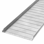 Лоток неперфорированный Профи INOX (AISI 304) 600х50х6000 (1,0 мм) (12 м/уп) Промрукав