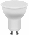 Лампа светодиодная, 80LED (7W) 230V GU10 4000K MR16, LB-26