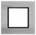 Рамка 1гн металл сталь/антрацит 14-5201-41 Elegance ЭРА