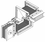Секция Z вверх прав. 4000А Al 3L+N+1/2PE НК IP55 тран. IEK
