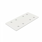 Прямой коннектор 1шт Gravity накладной белый