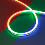Лента герметичная MOONLIGHT-PRO-SIDE-X360-12x17mm 24V RGB (12 W/m, IP67, 10m, wire x2) (Arlight, Вывод боковой, 5 лет)