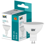 LED MR16 410lm 4000K GU5 IEK СНЯТО