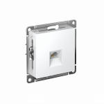 Розетка 1гн ТФ RJ11 с/у белый механизм AtlasDesign Systeme Electric (1/5)