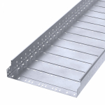 Лоток перфорированный Профи INOX (AISI 316) 500х100х6000 (1,0 мм) (12 м/уп) Промрукав